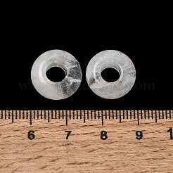 Natürliche Quarz Kristall europäischen großen Loch Perlen&nbsp;G-Q442-22
