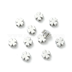 Латунные бусины в форме клевера&nbsp;XGRPCU227-301P