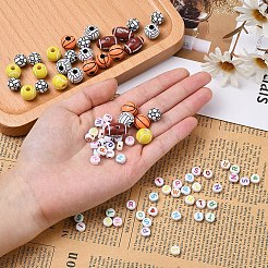 Набор акриловых бусин&nbsp;DIY-YW0003-46