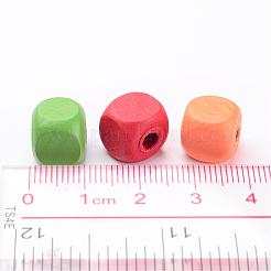 Крашеные натуральные деревянные бусины&nbsp;X-WOOD-R249-063