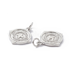 Покрытие стойки латунь микропаве прозрачные подвески из кубического циркония&nbsp;KK-B065-12P