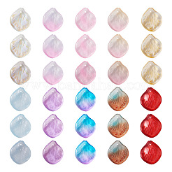 100 pz 10 colori sfumati perline fatte a mano&nbsp;LAMP-TA0001-04