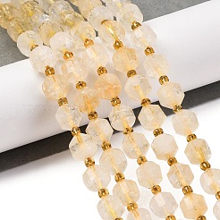 Природный цитрин бисер нитей G-C171-D02-02