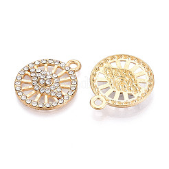 Подвески из сплава и страза FIND-N008-08KCG