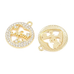 In lega con pendenti in strass di cristallo&nbsp;FIND-C095-07G