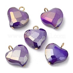 Имитация нефрита стеклянные подвески&nbsp;KK-Q777-01G-04