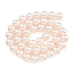 Chapelets de perles en verre nacré&nbsp;HY-G002-01E-03