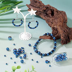 100 шт. 4 стиля гальванизированных синтетических немагнитных гематитовых бусин&nbsp;G-TA0002-90