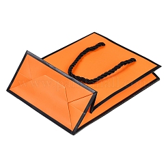 Прямоугольные бумажные пакеты с витыми ручками из веревки&nbsp;CARB-L011-01A-02