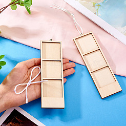 Деревянная мини-подвесная фоторамка для детей&nbsp;DIY-TA0012-93C