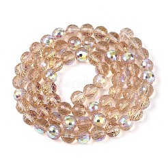 Chapelets de perles en verre transparent électrolytique&nbsp;LS-EGLA-N024-01A-C05
