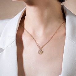 5 шт. Латунные подвески с микропаве&nbsp;ZIRC-SZ0002-38