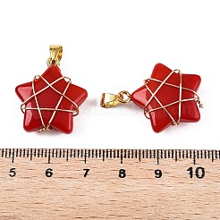 Подвески lampwork GLAA-T023-06C