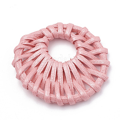Ciondolo a mano canna dipinta / pendenti intrecciati in rattan&nbsp;X-WOVE-N007-03D