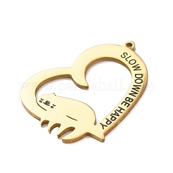 Pendentifs en acier inoxydable 304 émaillés&nbsp;STAS-F367-01G