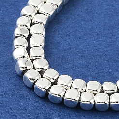 Гальванические нити из синтетических немагнитных гематитовых бусин&nbsp;G-U003-07