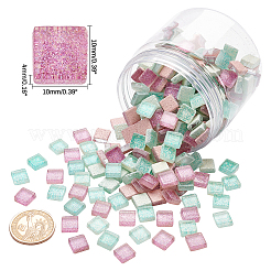 Cabochon in vetro glitterato&nbsp;GLAA-FH0001-01D