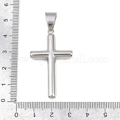 Ciondoli in acciaio inossidabile chirurgico 316 e zirconia cubica trasparente&nbsp;STAS-A137-03C-P