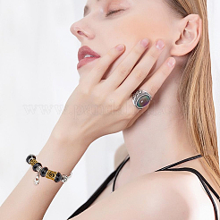 120шт. 10 стиля наборов бусин из сплава в тибетском стиле TIBEB-HY0001-10AG