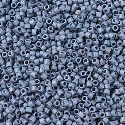 MIYUKIデリカビーズ  シリンダー  日本製シードビーズ  11/0  （db0376)マットメタリックスチールブルー光沢  1.3x1.6mm  穴：0.8mm  約20000個/袋  100 G /袋&nbsp;SEED-J020-DB0376