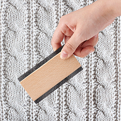 4 шт. 2-х стильный деревянный портативный удалитель ворса AJEW-GO0001-61