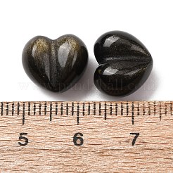 Natürliche goldene Glanz Obsidian Perlen&nbsp;G-Z156-B05