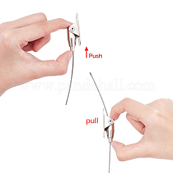 Регулируемые настенные крючки из нержавеющей стали AJEW-WH0018-88P