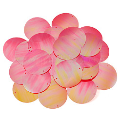 150 шт. радужные переливающиеся звенья из ПВХ с пайетками/блестками&nbsp;FIND-TA0008-10D