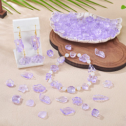 125 г прозрачных стеклянных бусин градиентного цвета&nbsp;GLAA-TA0003-58E