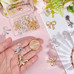 20 шт. 2-х цветные латунные соединительные подвески&nbsp;KK-BBC0022-11