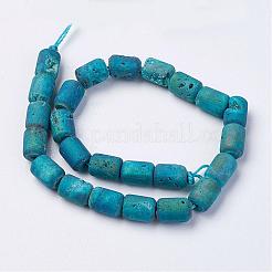 Гальванические природные друзы геодез агат из бисера&nbsp;G-P251-C02