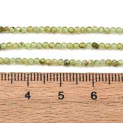 Природный перидот бисер нитей G-RM2025519-A01-2mm