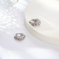 Некорневая серьга-кольцо из нержавеющей стали 304 для женщин QJ8091-02