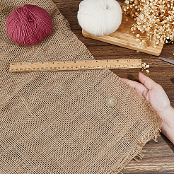 Прямоугольная джутовая ткань DIY-WH0308-647