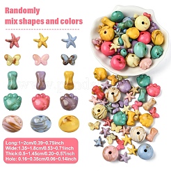 150шт 5 стиля акриловые бусины&nbsp;SACR-YW0002-08