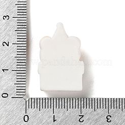 Кабошоны из непрозрачной смолы с рождественской тематикой RESI-F053-B07