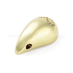 Anhänger aus Messing mit Gestellbeschichtung aus klarem Kubisch Zirkonia&nbsp;KK-H474-18G-06