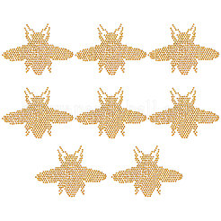 8 шт. Стразы для горячей фиксации в виде пчелы DIY-CA0006-31