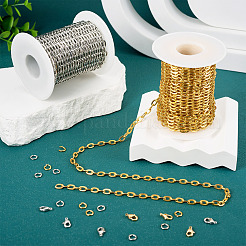 Наборы для самостоятельного изготовления цепей из железного кабеля&nbsp;DIY-TA0011-77