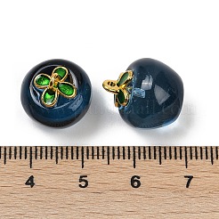 Подвески из прозрачного стекла в виде яблок&nbsp;LS-X1-DGLA-E004-16I