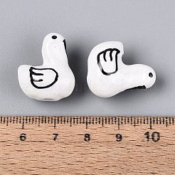 Porcellana fatti a mano perline di ceramica&nbsp;PORC-Q005-02A