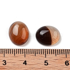 Cabochon di agata naturale fasciata tinta e riscaldata&nbsp;G-G145-01A-24