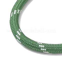 Herstellung von Halsketten aus runder Kordel mit Polyesterkern&nbsp;KK-CBACFA2-03P-23