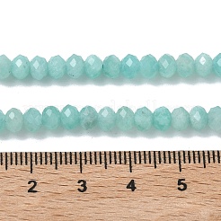 Природных амазонит бисер нитей&nbsp;G-L651-B03-5x3mm