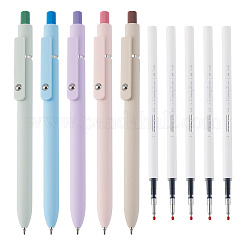 5 stylo gel en plastique&nbsp;AJEW-TA0003-45B