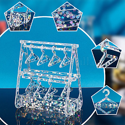 1 комплект прозрачных акриловых подставок для сережек EDIS-PH0001-30