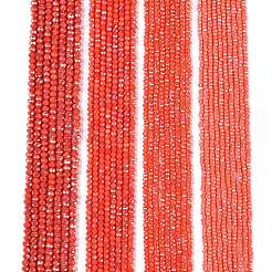 Стеклянные бусины с гальваническим покрытием &nbsp;LS-EGLA-A044-P3mm-B21