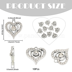 Подвески со стразами из сплава&nbsp;ALRI-YW0001-27