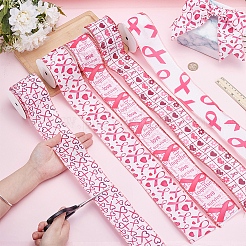 5 рулон 5-х видов полиэстеровой репсовой ленты с принтом&nbsp;OCOR-PH0006-02