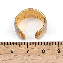 Регулируемые эмалированные манжеты из нержавеющей стали 304 для женщин&nbsp;RJEW-A074-08G